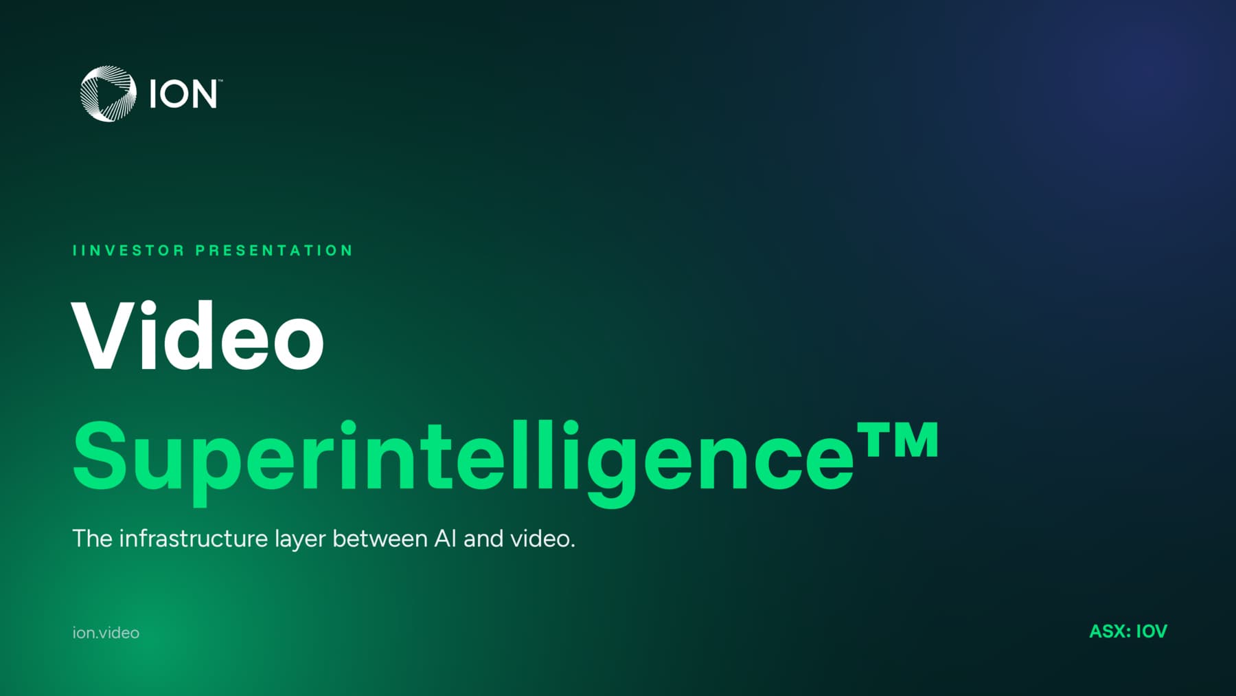 Investor Presentation
